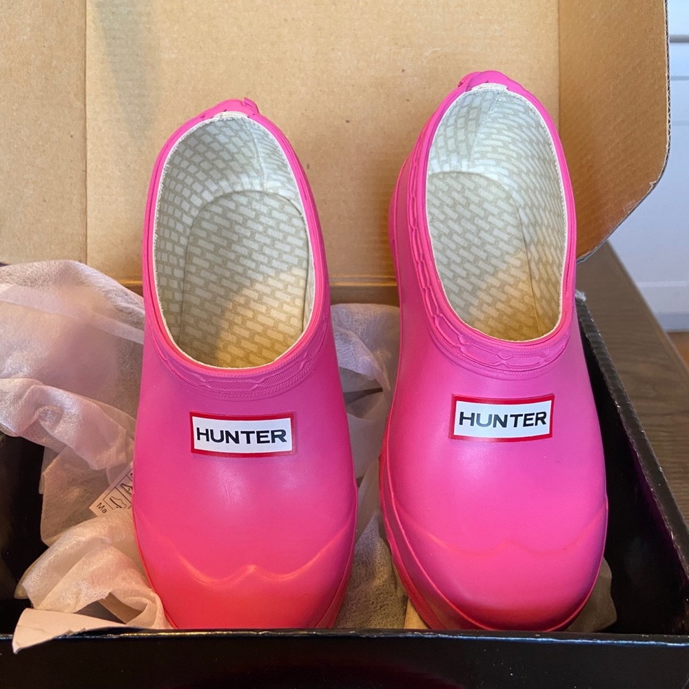 Little Girls Hunter Clogs